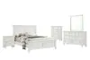 New Classic 02-044W-35C New Classic 02-044W-35C Tamarack - Queen 5 Piece Bedroom Set (Bed, Dresser, Mirror, Nighstand, Chest) - White