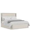 Riverside Furniture 78273-78275-78276 Alexis - Queen Upholstered Panel Bed - Latte Essence