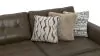 Jackson 3215/36/31/37/12-09 Siena - 4 Piece Modular Sectional With Cuddler Seat Cushions And Included Accent Pillows - Chocolate