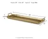 Ashley Furniture A2000136 Posy - Tray - Gold Finish