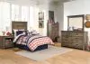 Ashley Furniture B446-53 Trinell - Twin Panel Headboard - Brown