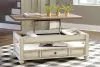 Ashley Furniture T523-9 Realyn - Lift Top Cocktail Table - White / Brown