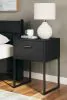 Ashley Furniture EB1865-291 Ashley Furniture EB1865-291 Socalle - One Drawer Night Stand - Black