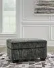Ashley Furniture 5050414 Lonoke - Ottoman - Gunmetal