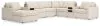 Ashley Furniture 92103S47 Ashley Furniture 92103S47 Modmax - 8-Piece Sectional With Laf Corner Chaise And Audio Consoles - Oyster