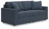 Ashley Furniture 92101S1 Modmax - 2-Piece Sectional Loveseat - Fabric - Ink