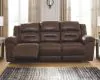 Ashley Furniture 39904/87/96/98 Ashley Furniture 39904/87/96/98 Stoneland - 3 Pc. - Power Sofa, Loveseat, Rocker Recliner - Chocolate