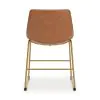 Ashley Furniture PCD373-02 Ciabori - Dining Upholstered Side Chair (Set of 2) - Brown / Gold