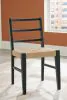 Ashley Furniture D752-02 Isanti - Dining Room Side Chair (Set of 2) - Light Brown / Black