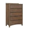 Samuel Lawrence Furniture S917-040 Seneca - 5-Drawer Chest - Brown
