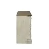 Liberty Furniture 498-TV68 Morgan Creek - Entertainment TV Stand - Antique White / Wirebrushed Tobacco Accents