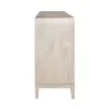 Liberty Furniture 2146-AC1000 Kinsley - 4 Door Accent Cabinet - Washed Taupe / Silver Champagne
