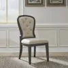 Liberty Furniture 615-C0501S-B Liberty Furniture 615-C0501S-B Americana Farmhouse - Upholstered Tufted Back Side Chair - Black