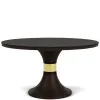 Riverside Furniture 27151-27152 Lydia - Round Dining Table - Dark Brown
