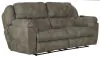 Jackson Furniture Industries 762451-1455/19-1456/19 Flynn - Power Lay Flat Reclining Sofa Power Adjustable Headrest & Lumbar And Dual Heat & Massage - Fig