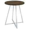 CoasterEveryday 183516 Burkhart - Round Pub Height Bistro Bar Table - Brown Oak