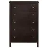 CoasterEveryday 202095 Carlton - 5-Drawer Bedroom Chest - Cappuccino