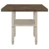 CoasterEssence 192818 Sarasota - Extension Counter Dining Table - Rustic Cream