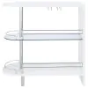 CoasterEssence 101064 Adolfo - Rectangular 2-Tier Home Bar Table - White High Gloss