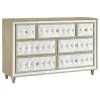 CoasterElevations 223521KW-S5 Antonella - 5 Piece California King Bedroom Set - Ivory