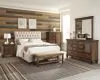 CoasterEssence 300525KE Devon - Upholstered Eastern King Panel Bed - Beige