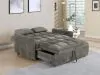 CoasterEssence 508308 Cotswold - Upholstered Convertible Sleeper Sofa Bed - Dark Gray