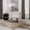 Coaster Fine Furniture 902881 Petra - Boucle Upholstered Accent Side Chair - White