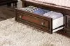 Furniture of America CM7683CK-BED Northville - California King Bed With Drawers - Dark Cherry