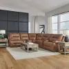 Liberty Furniture 7008SD-UPH-6PCSEC Cameron - 6 Piece Sectional - Dakota Saddle