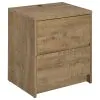 Coaster Fine Furniture 315902 Westpark - 2-Drawer Nightstand LED Lights And USB - Mango