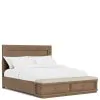 Riverside Furniture 73976-73973-73979 Riverside Furniture 73976-73973-73979 Cascade - Queen Storage Bed With Light - Casual Mink