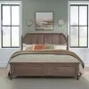 Liberty Furniture 866-BR-KCPB Hickory Grove - California King Panel Bed - Heirloom Brown