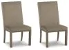 Ashley Furniture D983-01 Chrestner - Dining UPH Side Chair (Set of 2) - Gray / Brown