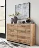 Ashley Furniture B1050/31/36/46/57/54S/95/60/B100-13 Hyanna - 8 Pc. - Dresser, Mirror, Chest, Queen Panel Bed with 4 Storage Drawers - Tan