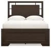Ashley Furniture B441/31/36/83/87 Ashley Furniture B441/31/36/83/87 Covetown - 4 Pc. - Dresser, Mirror, Full Panel Bed - Dark Brown