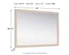 Ashley Furniture B2615-36 Cadmori - Bedroom Mirror - Tan