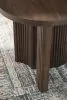 Ashley Furniture T689-6 Korestone - Round End Table - Dark Brown