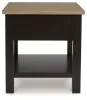 Ashley Furniture T734-3 Drazmine - Rectangular End Table - Brown