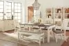 Ashley Furniture D647/25/01(4)/00/60/76(3) Ashley Furniture D647/25/01(4)/00/60/76(3) Bolanburg - 10 Pc. - Dining Room Table, 4 Side Chairs, Bench, Server, 3 Cabinets - Beige