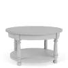 Riverside Furniture 54301 Winston - Round Cocktail Table - Aged Cotton