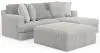 Jackson Furniture Industries 3303/46/76/28-18 Jackson Furniture Industries 3303/46/76/28-18 Logan - 2 Piece Upholstered Sectional With Comfort Coil Seating, 46