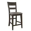Liberty Furniture 152-B250124 Liberty Furniture 152-B250124 Double Bridge - Splat Back Counter Chair - Dark Chestnut