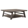 Liberty Furniture 406-OT1014 Modern Farmhouse - Oversized Square Cocktail Table - Dusty Charcoal