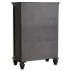 CoasterEssence 201325 Sandy Beach - 5-Drawer Bedroom Chest - Black