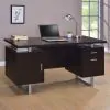 CoasterEveryday 801521 Lawtey - 2-Drawer Office Computer Desk - Cappuccino