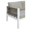 Furniture of America CM-OS2138-SECT Sasha - Patio Sectional - White / Light Taupe