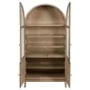Coaster Fine Furniture 109386 Kailani - 4-Door Cane Dining Vitrine Display Cabinet - Beige Oak