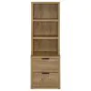 Coaster Fine Furniture 802693 Westpark - 3-Shelf Bookcase USB And Lockable Drawer - Mango