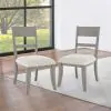 New Classic D2114W-21 New Classic D2114W-21 Mariana - Wood Back Side Chair (Set of 2) - Vintage Creme