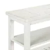 Liberty Furniture 142-OT1030 Liberty Furniture 142-OT1030 Backroads - Sofa Table - Weathered White & Parchment Brown